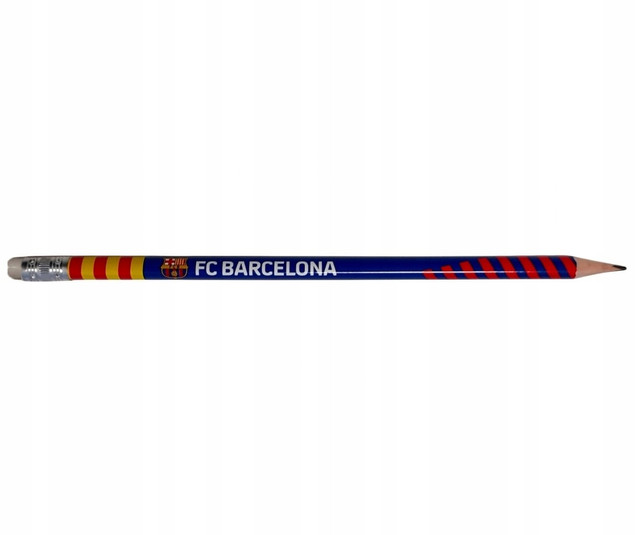 Ołówek z Gumką FC BARCELONA Tradycyjny HB Barca Piłka Nożna Astra