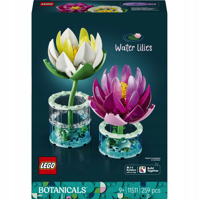 LEGO Botanicals 11511 Lilia Wodna – Zestaw Do Budowania Kwiatów