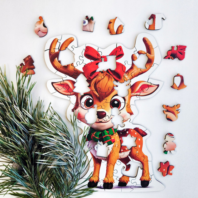 Puzzle Alexander 50 elementów Caramel Reindeer