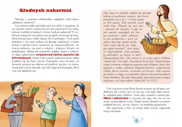 Dzieci poznają uczynki miłosierdzia Barbara Baffetti
