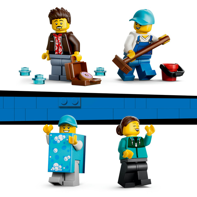 LEGO City 60497 Automatyczna Myjnia Samochodowa z Autami