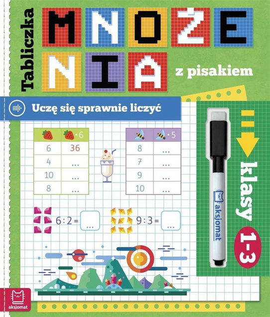 Tabliczka mnożenia z pisakiem Uczę się liczyć 