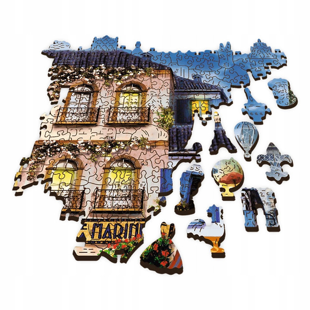Trefl Puzzle drewniane 1000 el. Francuska uliczka