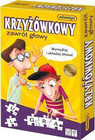 Adamigo Gra Planszowa Krzyżówkowy Zawrót Głowy | Edukacyjna Gra Słowna
