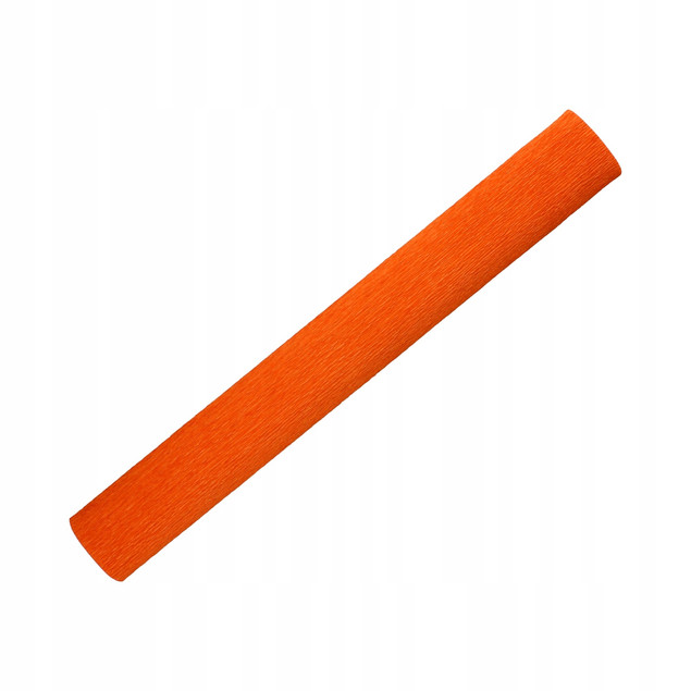 Bibuła Marszczona Krepina Interdruk Pomarańczowa 200x50cm do DIY