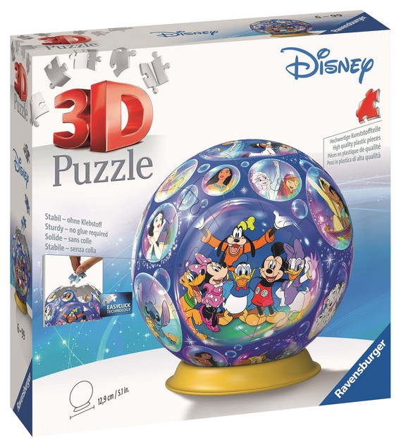 Ravensburger Puzzle 3D Kula Disney 73 elementy