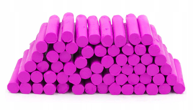 Plastelina LUZ 1kg RÓŻOWA Szkolna Mona