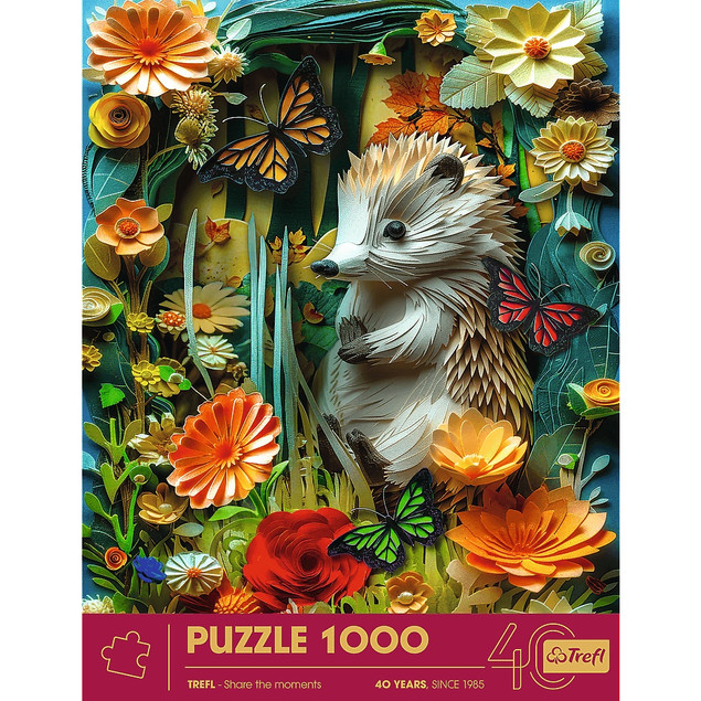 Puzzle 1000 Paper Art Jeż Trefl
