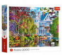 Puzzle Trefl 2000 elementów Puzzle 2000 el. Dom nad jeziorem