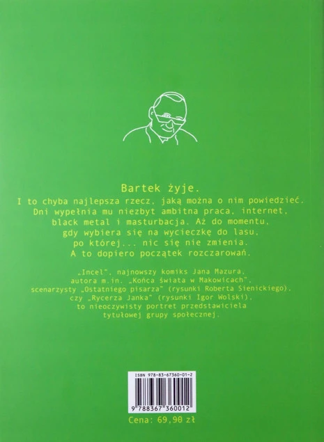 Wnętrze komiksu Incel Jan Mazur