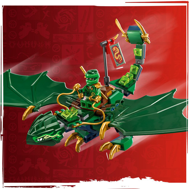 LEGO Ninjago Zielony Leśny Smok Lloyda (71829) Klocki 6+