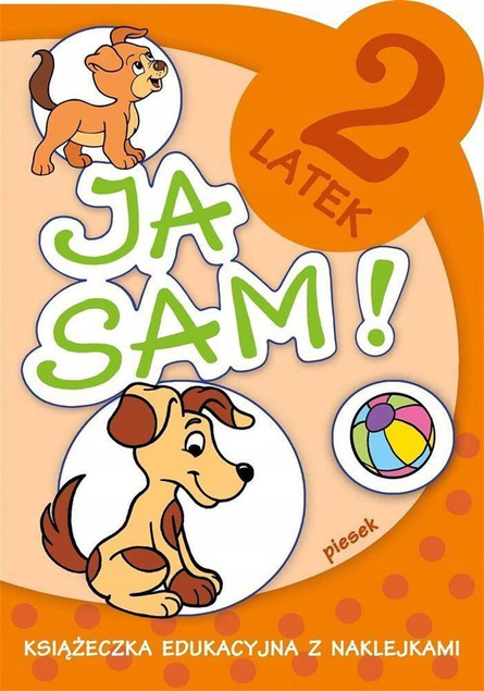 JA SAM 2-Latek PAKIET 5 Książeczek Edukacyjnych Z Naklejkami 2+ Skrzat