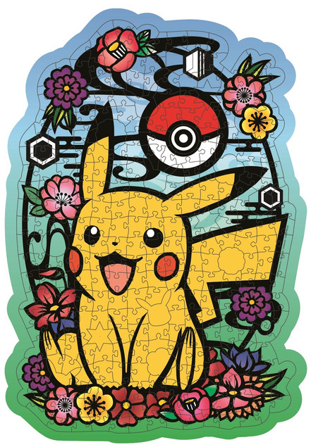 Puzzle Ravensburger 300 elementów 120007616 Drewniane puzzle Pikachu 300 elementów