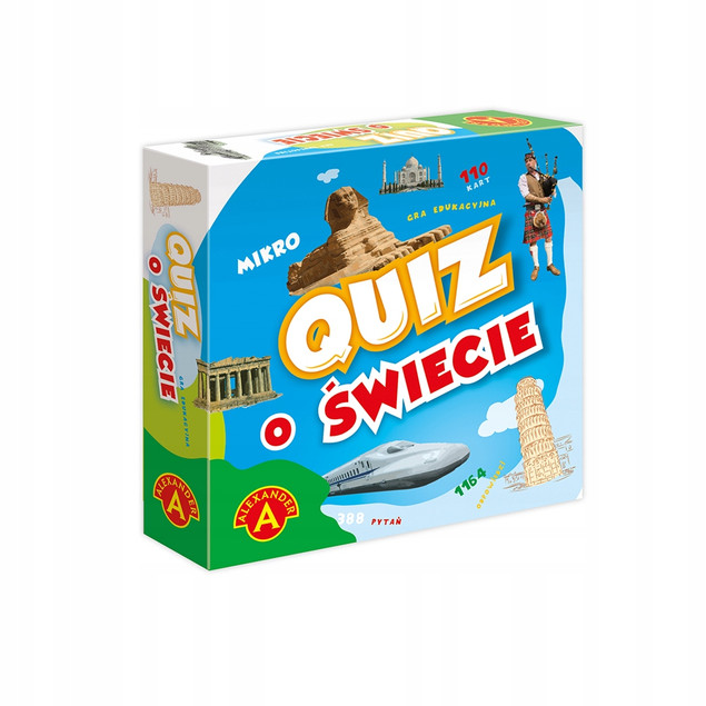 Gra planszowa Mikro Quiz o Świecie Alexander