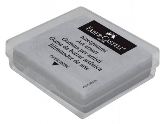 Gumka Chlebowa W Kasetce Artystyczna Szara Faber-Castell