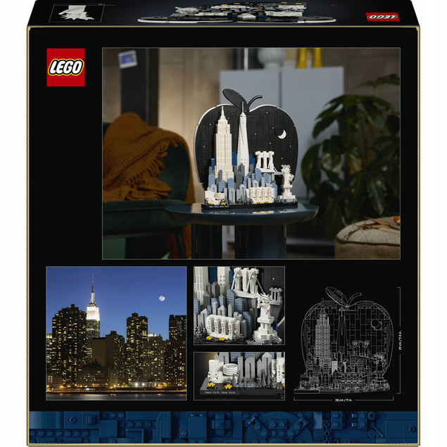 LEGO Architecture 21066 Nowy Jork - Wielkie Jabłko | Model dla Dorosłych