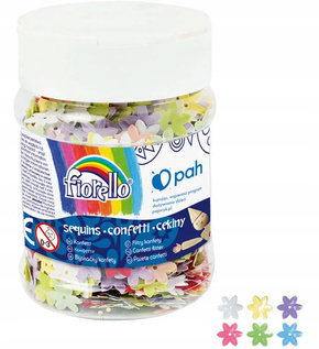 Cekiny Confetti Kwiatki 50G Słoik Fiorello