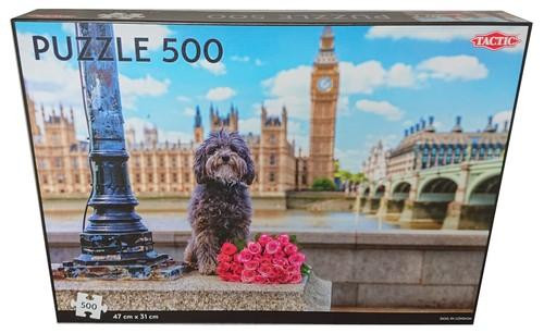Puzzle 500 elementów Pies w Londynie OdiDodi