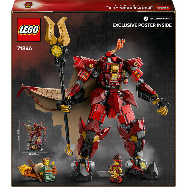 LEGO NINJAGO 71846 Mech Ognistego Rycerza z 996 elementami