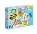 Puzzle Multigra Baby 4w1 Dzikie Zwierzęta 22 elementy