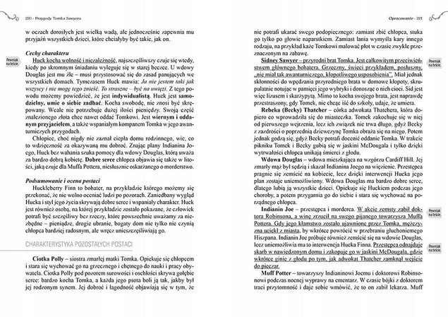 Przygody Tomka Sawyera Mark Twain Z OPRACOWANIEM TW Greg