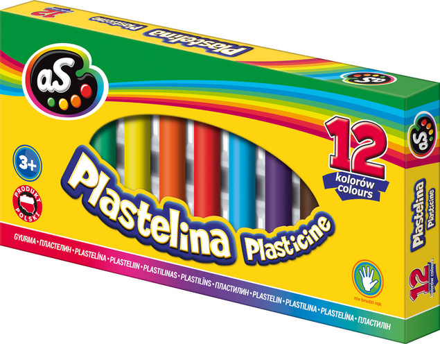 Plastelina 12 kolorów dla dzieci 3+ Astra