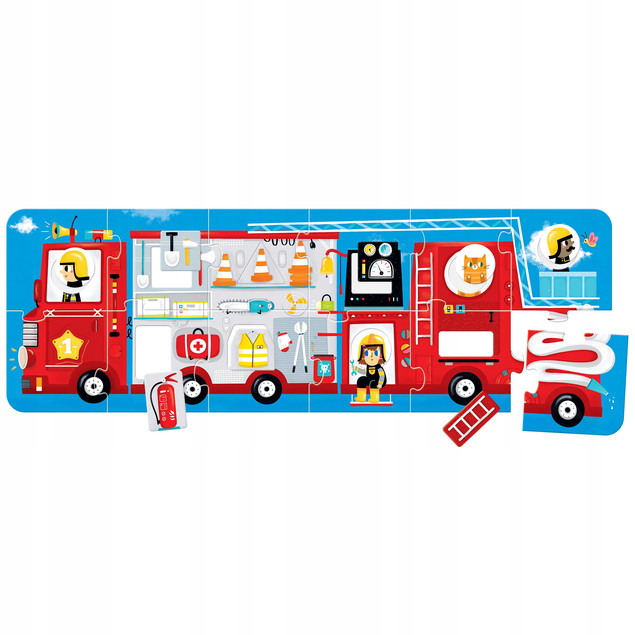 Puzzle z dziurką Wóz Strażacki – CzuCzu