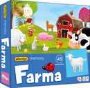 Memory FARMA Gra Pamięciowa Dla Dzieci Pamięć 3+ Adamigo 07875