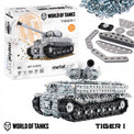 Metalcraft World of Tanks Czołg Tiger I metalowy zestaw DIY WOT