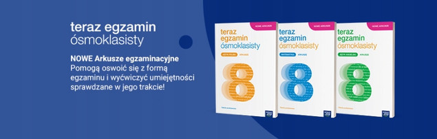Teraz Egzamin Ósmoklasisty Matematyka Arkusze 2025-2027 + Repetytorium Nowa Era
