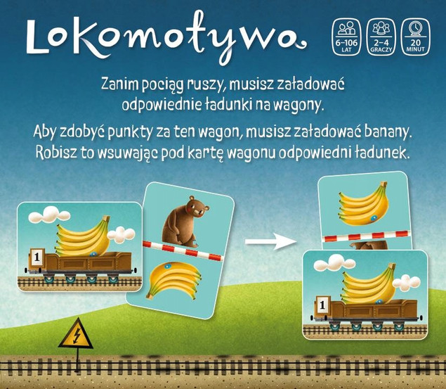 Gra planszowa Lokomotywa – Między wierszami | Nasza Księgarnia