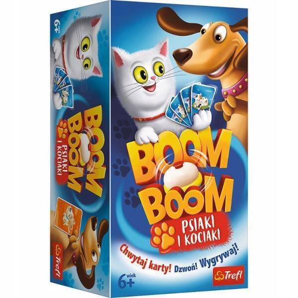 Boom Boom Psiaki i Kociaki Gra Planszowa Trefl