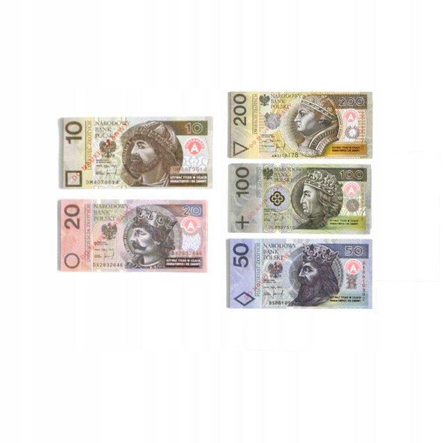 Banknoty edukacyjne Alexander 125 sztuk – nauka liczenia