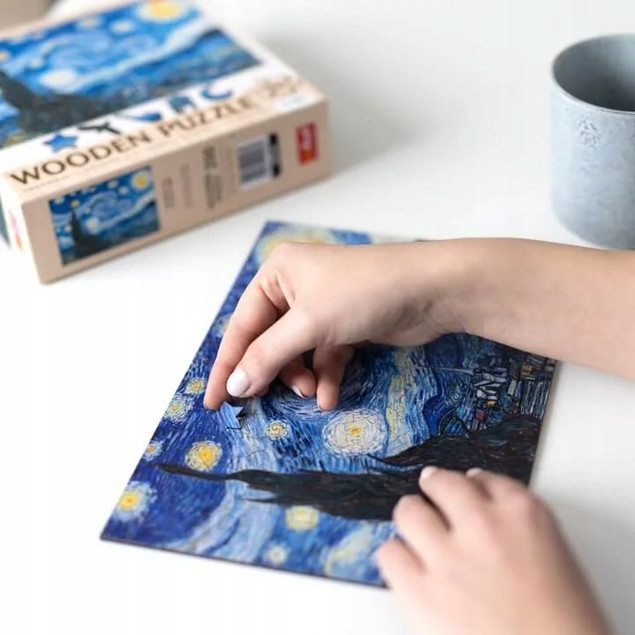 Puzzle drewniane 200 Gwiaździsta Noc TREFL