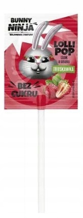 LIZAK bez cukru dla dzieci ZESTAW 5 szt losowy smak 6g Bunny NINJA