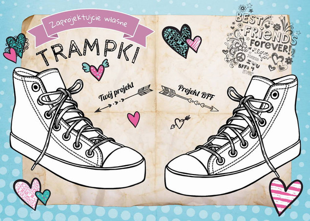 Kreatywny Pamiętnik BFF Best Friends Forever Prezent BooksAndFun
