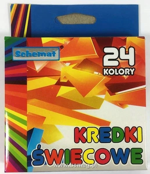 Kredki Schemat do malowania