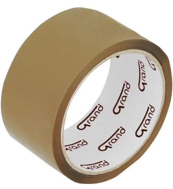 Taśma Pakowa Klejąca 48x50m Akryl Brązowa 1 Rolka Grand