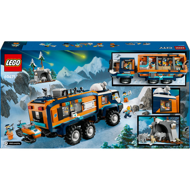 Klocki LEGO City 60471 Ciężarówka z laboratorium arktycznej odkrywczyni