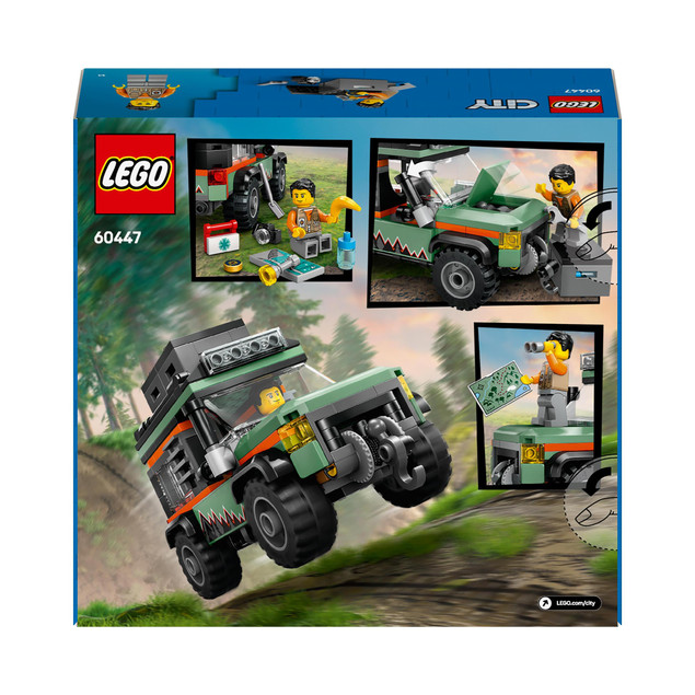 LEGO City Górska ciężarówka terenowa 4x4 (60447) z wyciągarką