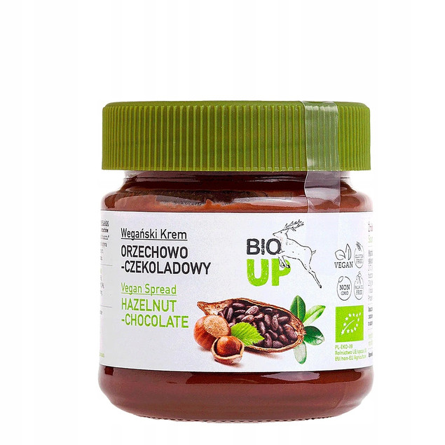 Krem orzechowo czekoladowy Super Fudgio wegański bezglutenowy BIO 190 g