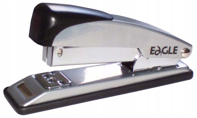 Zszywacz do kartek biurowy metalowy 24/6 czarny
