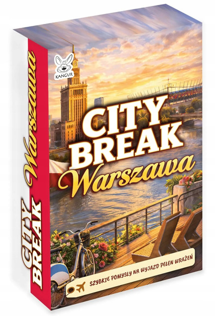 Gra Planszowa City Break Warszawa Adar | Mini Przewodnik Turystyczny