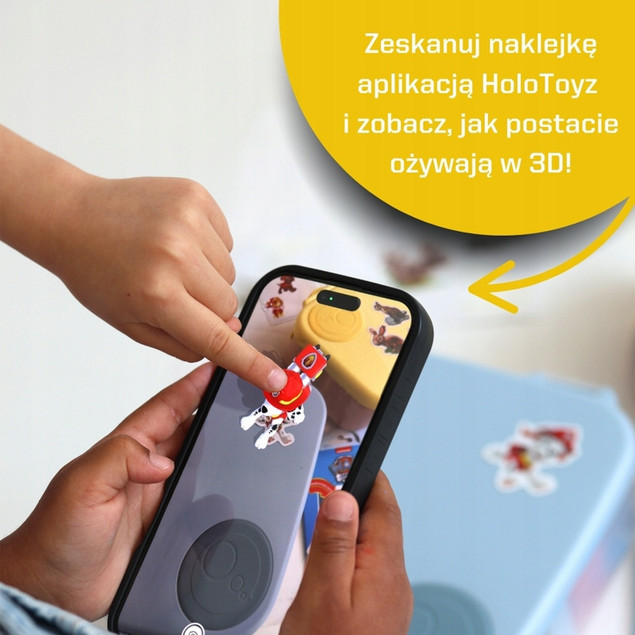 Naklejki AR HoloToyz Psi Patrol 3D 10 szt. aplikacja 3+