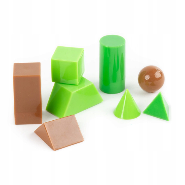 Modele 3D brył geometrycznych Minecraft