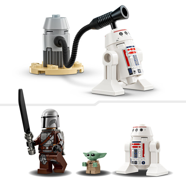 LEGO Star Wars Myśliwiec N-1 Mando i Grogu (75410) | Zestaw dla Dzieci 4+
