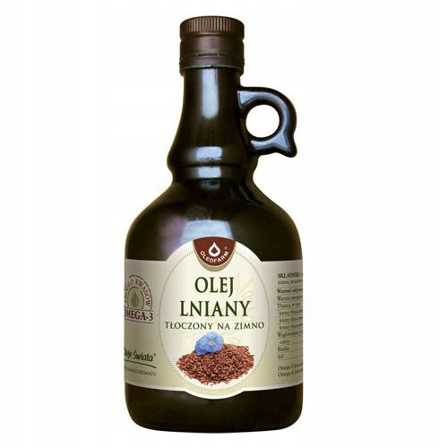 Oleofarm Olej lniany tłoczony na zimno 250 ml
