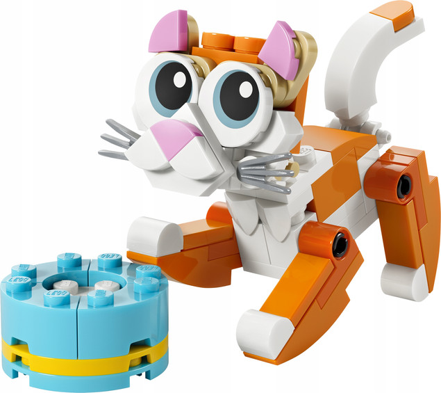Zestaw klocków LEGO Creator Rudy Kot 3w1 79 elementów (30714)