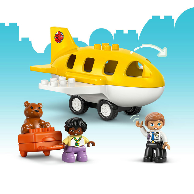 LEGO DUPLO 10443 Pierwszy Raz na Lotnisku Samolot Terminal Bagaż