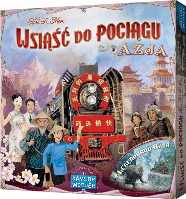 GRA PLANSZOWA WSIĄŚĆ DO POCIĄGU: KOLEKCJA MAP 1 - AZJA
